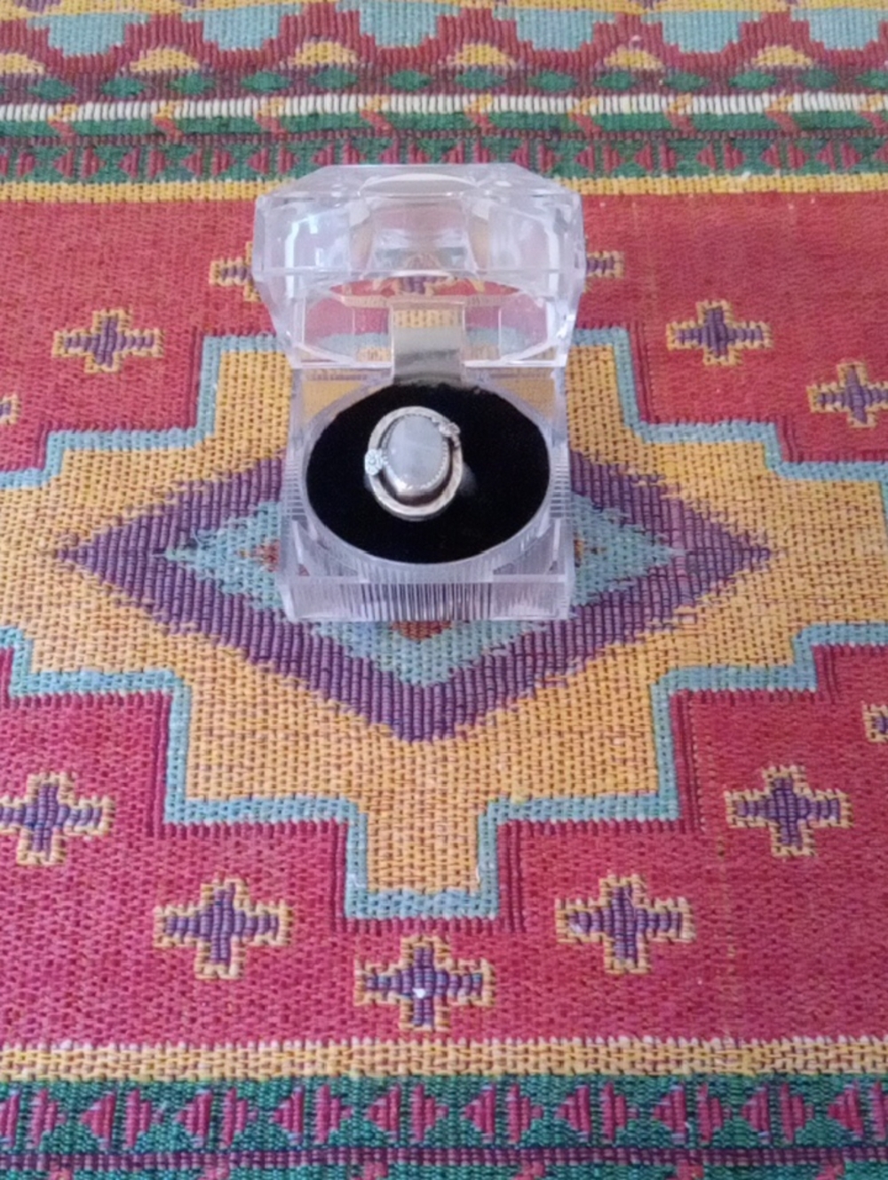 Sterling Silver Moonstone Ring